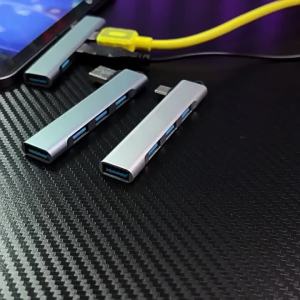 USB 3.0 HUB 4 in 1 USB-C Docking Station PD 60W Multi Ports USB Splitter TYPE C to USB OTG Adapter For Xiaomi Lenovo Macbook