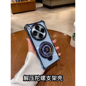 เคส OPPO Find X8 เคส OPPO Find X8 Pro กันกระแทกอุปกรณ์บริหารปลายนิ้วแบบหมุนได้ตัวชุบโลหะหรูหราเคสโทรศัพท์มือถือใสขอบรวมทุกอย่างนิ่มป้องกันการตก