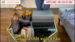 Giày công sở phái mạnh chất liệu da bò - NTT08-CS thoáng mát và êm chân đế cao chắc chắn tôn dáng đủ màuđủ size