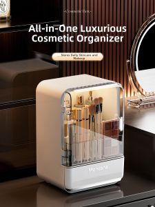 MEIZHUFU | Dustproof Large Capacity High-Grade Makeup Storage Box