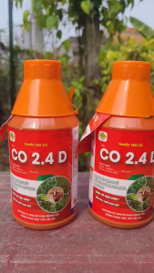 [VTNN TIEN KHOA] Diệt cỏ chác lác lá rộng lục bình hiệu CO 24D công thức mới hiệu quả rõ rệt chai 450ml