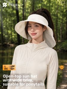 BILLI ZILLY | Sun Protection Wide Brimmed Cap with Shawl