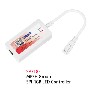 1-5CH PWMMesh Group LED Controller Single Color CCT RGB RGBW RGBCCT SPI RGB Sync Dimmer Light Strip DC5-24V SP312E SP318E
