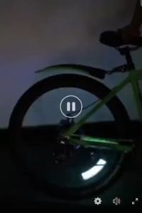2pcs Bicycle Car Motor Wheel Tyre Tire Valve Cap LED Neon Flash Lamp Light Outdoor Cycling Mountain Bike Warning Light