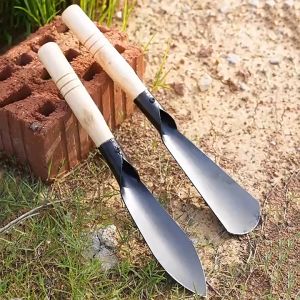 Sekop Tanaman / Sekop Kebun Mini Sekop Sayur Gagang Kayu / Alat Berkebun Sekop Tanaman