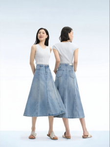 HIPPIE MISS | Pear-shaped Body Friendly Hip-covering Slimming A-line Skirt