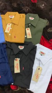 Kemeja Pria Lengan Panjang Putih Polos formal Buat Kuliah Kerja UKURAN LENGKAP BISA COD