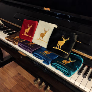 Steel Keys Plate Dust Cloth Keyboard Nylon 88 Key Triangle Vertical Electric Piano Cover Towel Keys Cloth Cover Neutral Accessories