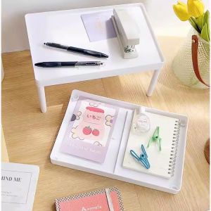 ตู้สำหรับเก็บของสำหรับโต๊ะทำงานแบบพกพา ชั้นวางหน้าจอคอมพิวเตอร์แบบพกพา ชั้นวางของสำหรับหอพักนักเรียน ตู้สำหรับเก็บของแบบพกพา