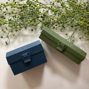 สไตล์อุตสาหกรรมญี่ปุ่นแบบพกพากล่องเครื่องมือพลาสติก Mini Desktop Storage กล่องมือถือกันฝุ่นรูปทรงสี่เหลี่ยมสําหรับ Home Organisation