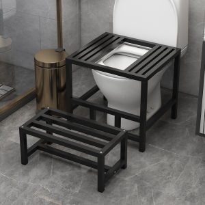 Modern Simplicity Metal Toilet Dais Adult Foot Operated Pit Style Seat to Stand Urinal Transformed Toilet Furniture
