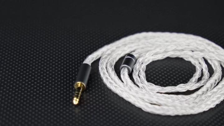 IcyMoon IEM Cable, 16 Core OCC+Silver Plated OFC Upgrade Cable,SPC in Ear Monitor Cable, Earphones Cables with 3.5/4.4mm Plug for ZS10 PRO 2 AS10 PRO ZSN PRO X EM6L (3.5mm with 0.78 2Pin)
