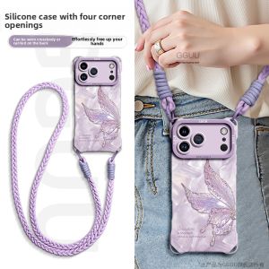 GGUU | Universal Phone Case Crossbody Bag Wristband Lanyard Full Protection Soft Silicone
