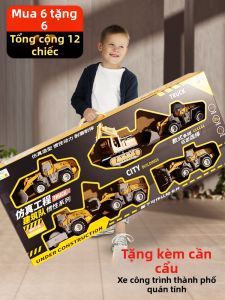 BABYSHOME | Children Engineering Vehicle Toys Set Gift
