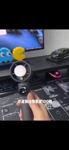 "จัดส่งท้องถิ่น"พัดลมเคลื่อนที่💖 ปรับได้ 100 ระดับ พัดลมพกพา ไม่มีใบมีด ชาร์จไฟได้ ทำงานได้ 15 ชั่วโมง LED ระบายความร้อน