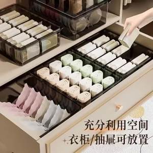 Hộp Đựng Đồ Lót 3 Ngăn 3 Trong 1 Hộp Đựng Áo Ngực Tất Ngăn Chia Bằng Nhựa Hộp Đựng Đồ Dùng Gia Đình