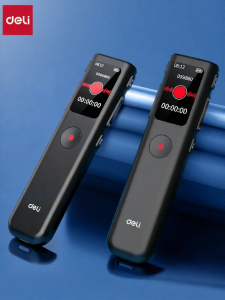 deli | Portable Professional High-Definition Noise-Cancellation Long Battery Life Student Lecture Small Meeting Recorder