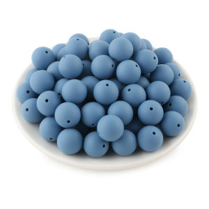 40pcs/Lot 9mm Silicone Colored Round Beads For Jewelry Making DIY Keychain Necklace Bracelet Curtain cord Etc Accessories