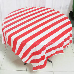 Disposable Plastic Tablecloth Thickened Film round Table Childrens Birthday New Year Commercial Rectangular Tablecloth Party