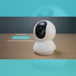 TP-Link Official Store | Tapo C200 | 1080p Indoor 360 Degrees Pan and Tilt WiFi IP Security Cctv Camera Connect to Cellphone Two Way Audtio with Mic and Speaker