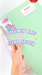 Clear Holder Warna Pastel / Clear Holder 40 Lembar Eselon ES-PH40