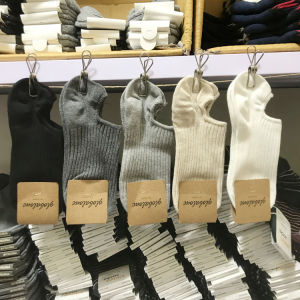 Tất Cotton Nam Invisible Thread Slip-On Thoáng Khí Mùa Hè Chống Trượt Bằng Silicon Cho Nam Tất Thuyền Màu Trơn Đơn Giản