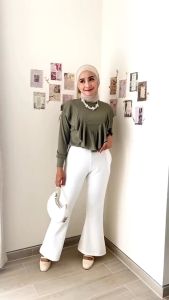 NAIAKDAUN - Blouse Ruffle Wanita Terbaru | Atasan Wanita Rumbai Knit