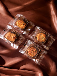 zber | New 2026 Ziplock Packaging Bag for Mooncakes Egg Yolk Puff Ice Skin 50g