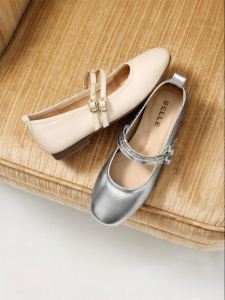 Belle | Lamb Leather Thin Soles Comfortable Wide Toe Ballet Mary Jane Shoes