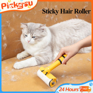 Sticky Hair Roller Pet Dog Cat Fur Remover Reusable Clothes Dust Fur Cleanning Roller
