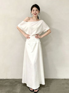 Y6Y | French White Off-shoulder Dress