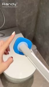 [ฟรี8ชิ้น] RANDY พรีเมี่ยม ที่ขัดห้องน้ำ พร้อมแผ่นน้ำยาใช้แล้วทิ้ง แปรงชักโครก แปรงขัดส้วม แปรงล้างห้องน้ำ ไม้ขัดส้วม