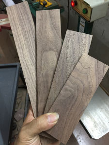 Import US Black Walnut Sheet Wood DIY Speaker Box Sheet Solid Wood Black Walnut Small Strip Wood