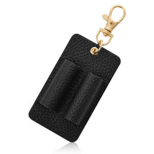 PU Leather Pen Clip Portable Anti-Lost Pen Holder Office Pen Storage Clip for Teachers Nurses Office