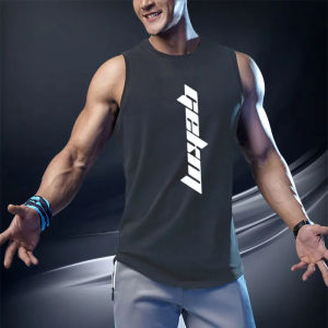 Mens Vest Summer Sports Pool Top  Fashion Quick Dry Basketball Fitness Sport O-Collar Seal American Training Shirt Sleeveless