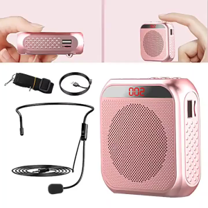 K2 18W Voice Amplifier/ Portable Mini Audio Speaker/ Natural Stereo Sound/ Microphone Loudspeaker for Teachers