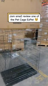EZPET Sangkar 60cm 【Caj Penghantaran Rendah】Sangkar Kucing Besar Sangkar Kucing Murah Sangkar Anjing Sangkar Haiwan Sangkar Boleh Lipat Foldable Pet Cage for Cats & Dogs Cage Cat Cage Pet Fence 宠物笼 宠物栏