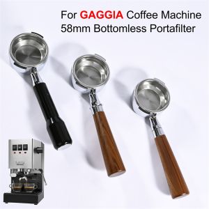 58MM Coffee Bottomless Portafilter For GAGGIA Classic Pro Naked Filter Basket Barista Handle Accessories Espresso Machine Tools