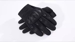 Mountain Bike Gloves Full Finger Touch Screen Protective Cycling Gloves Anti Slip Hard Shell Motorcycle Riding Gloves Outdoors