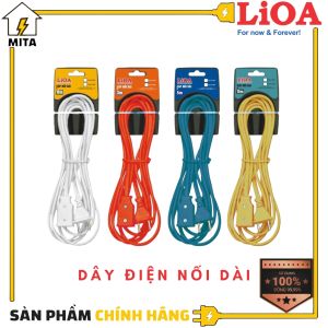 Cáp Nối Dài LiOA dây dài 3m/5m/10m/15m 10A-15A 2 lõi