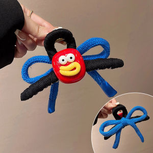 Cute Shark Tail Hair Claw Womens New 2024 Fashionable Cute Girls Headwear Original Design Fresh out Butterfly Knot Hair Clip