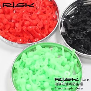 RISK Karet penutup lubang oli di kaliper Hydraulic Sepeda Brake Bleed Nipple Cover - Tutup Nipple Kaliper Rem Hidrolik Sepeda