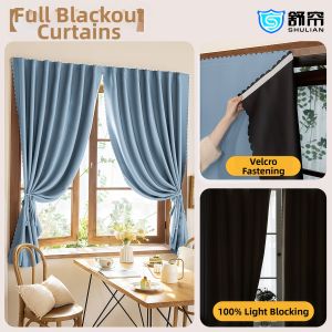 SHULIAN | Easy-installation Full Blackout Curtains