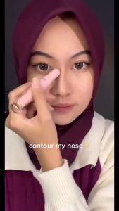 PINKFLASH Duo Makeup Stick PF-F21 DoubleShaping 3D Makeup Stick Three-dimensional Shaping Creamy Smooth Highlighter | BPOM