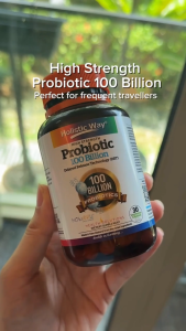 [Bundle of 3] Holistic Way High Strength Probiotic 100 Billion – Delayed Release for Optimal Gut Health Digestion Immunity Bowel Regularity & Overall Well-being (30 Vegetarian Capsules per bottle)