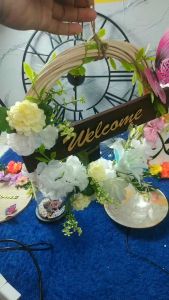 COD WREATH FLOWER GANTUNGAN PINTU 3D 20CM BUNGA HIASAN RUANG TAMU DEKORASI DINDING