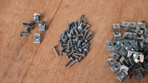 1Set Baut Body Motor Baut Sektrup + Klip Tersedia isi 7 10 20 Pcs