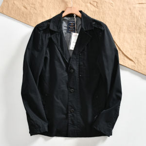 Turkey Export/119 Euros! Autumn Export Men American Retro Pure Cotton Workwear Casual Polo Collar Jacket Tide