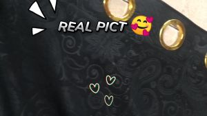 Gorden Polos Embos Jendela Pintu Smokering Hordeng Pintu Jendela