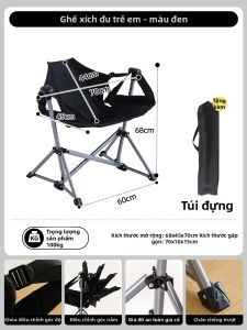 FENGZHAOHUANG | Ghế Xếp Thư Giãn Tùy Chỉnh Độ Ngả & Bập Bênh